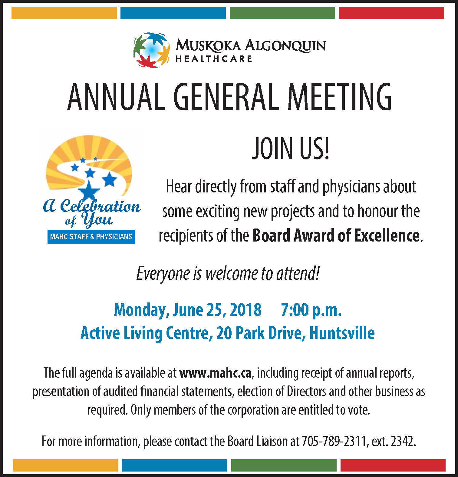 Public Notice - MAHC Annual General Meeting